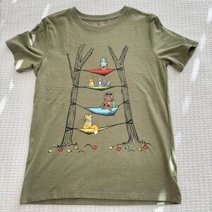 Cat & Jack camping Animals in the forest t-shirt, boys XL